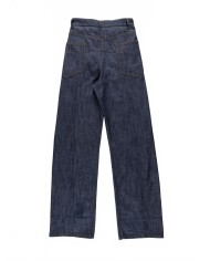 High Waisted Raw Denim Jean - La Fetiche - Raw Denim