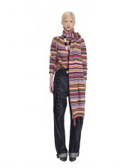 Multicolour Striped Scarf - La Fetiche - Multicolour