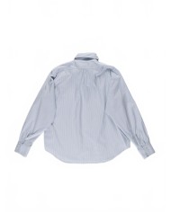 Neck Tie Blouse - La Fetiche - Blue Stripes