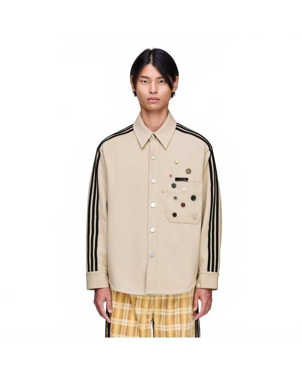 ADI006 Shirt - Song For The Mute X Adidas - Stone Khaki ADI006 Shirt - Song For The Mute X Adidas - Stone Khaki