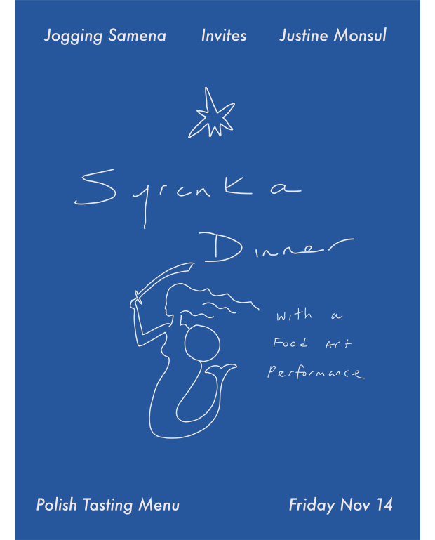 Syrenka Dinner for Friday Nov 14th 2025
