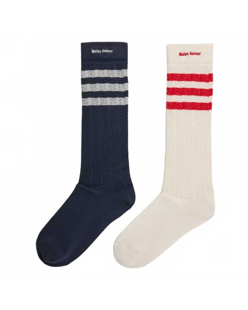 WB Cro Hi Sock - Adidas X Wales Bonner - Chalk White / Night Navy WB Cro Hi Sock - Adidas X Wales Bonner - Chalk White / Night Navy