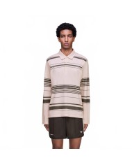 WB Polo - Adidas X Wales Bonner - Light Pink / Charcoal Grey WB Polo - Adidas X Wales Bonner - Light Pink / Charcoal Grey