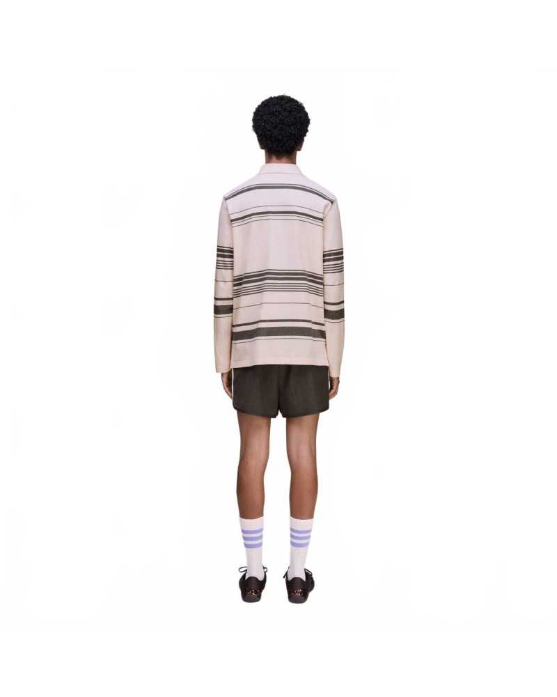 WB Polo - Adidas X Wales Bonner - Light Pink / Charcoal Grey WB Polo - Adidas X Wales Bonner - Light Pink / Charcoal Grey