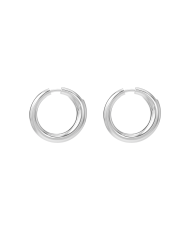 Boucle D oreille Creole Biseau - Charlotte Chesnais - Argent Boucle D oreille Creole Biseau - Charlotte Chesnais - Argent