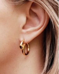 Boucle D oreille Creole Biseau - Charlotte Chesnais - Vermeil Boucle D oreille Creole Biseau - Charlotte Chesnais - Vermeil