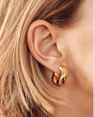 Boucle D oreille Creole Wave Blow - Charlotte Chesnais - Vermeil Boucle D oreille Creole Wave Blow - Charlotte Chesnais - Vermeil