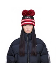 Pom Pom Beanie - Adidas X Avavav - Black / Better Scarlet Pom Pom Beanie - Adidas X Avavav - Black / Better Scarlet