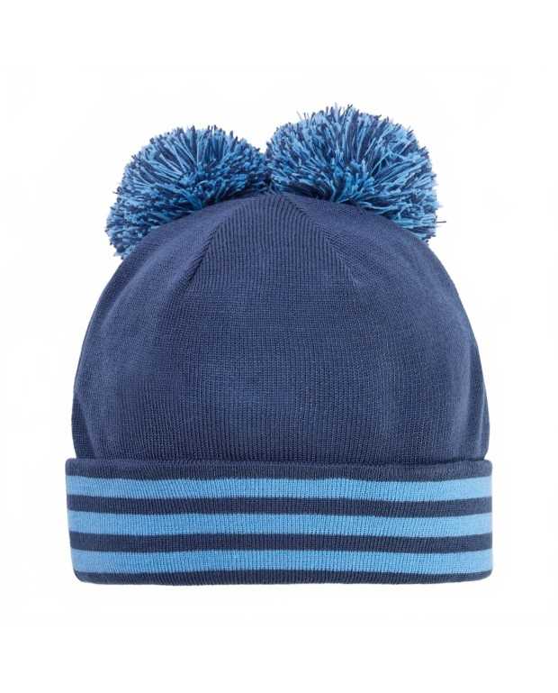 Pom Pom Beanie - Adidas X Avavav - Night Marine / Light Blue