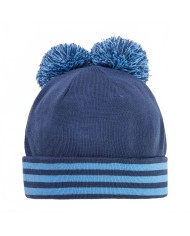 Pom Pom Beanie - Adidas X Avavav - Night Marine / Light Blue