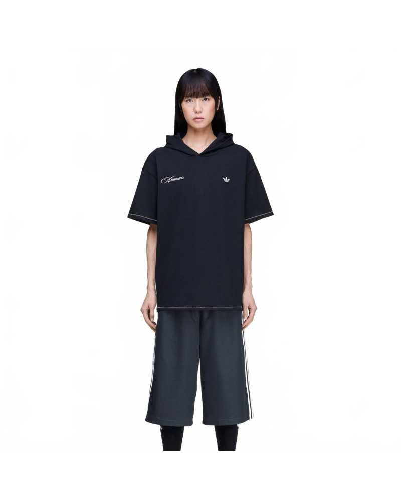 AV Hooded Tee - Adidas X Avavav - Black AV Hooded Tee - Adidas X Avavav - Black
