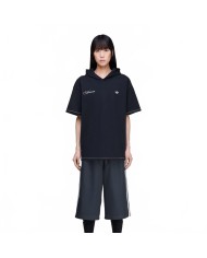 AV Hooded Tee - Adidas X Avavav - Black AV Hooded Tee - Adidas X Avavav - Black