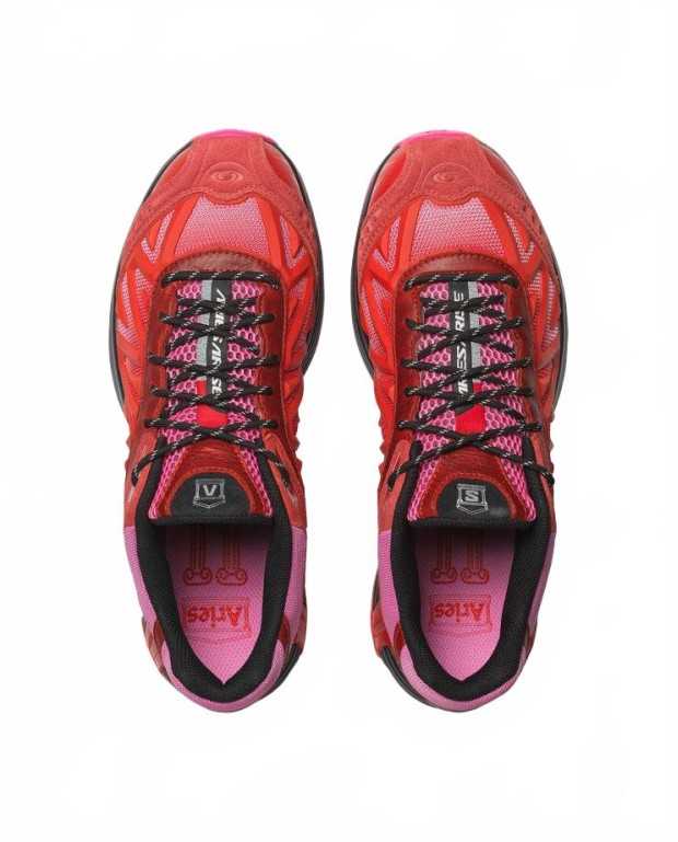 XT Whisper Aries - Salomon - Fiery Red / Fuchsia Pink