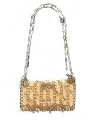 1969 Nano Crystal Resin Bag - Rabanne - Transparent Pink 1969 Nano Crystal Resin Bag - Rabanne - Transparent Pink