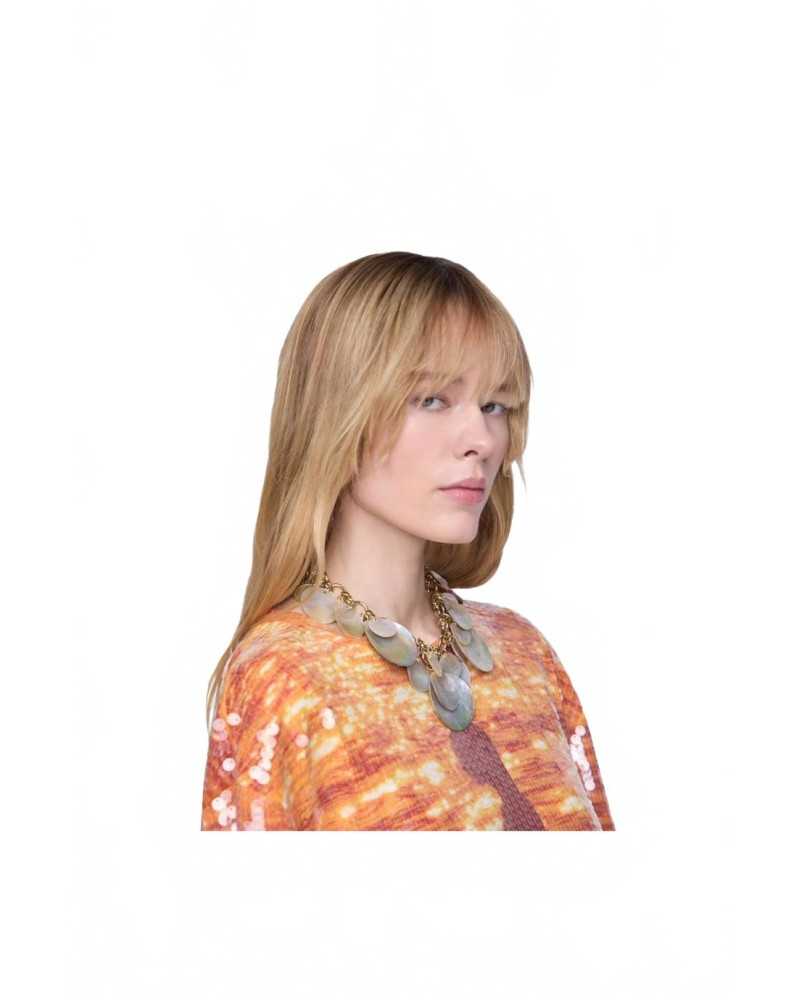 Pastilles Coquillage Necklace - Rabanne - Mother-of-pearl Pastilles Coquillage Necklace - Rabanne - Mother-of-pearl