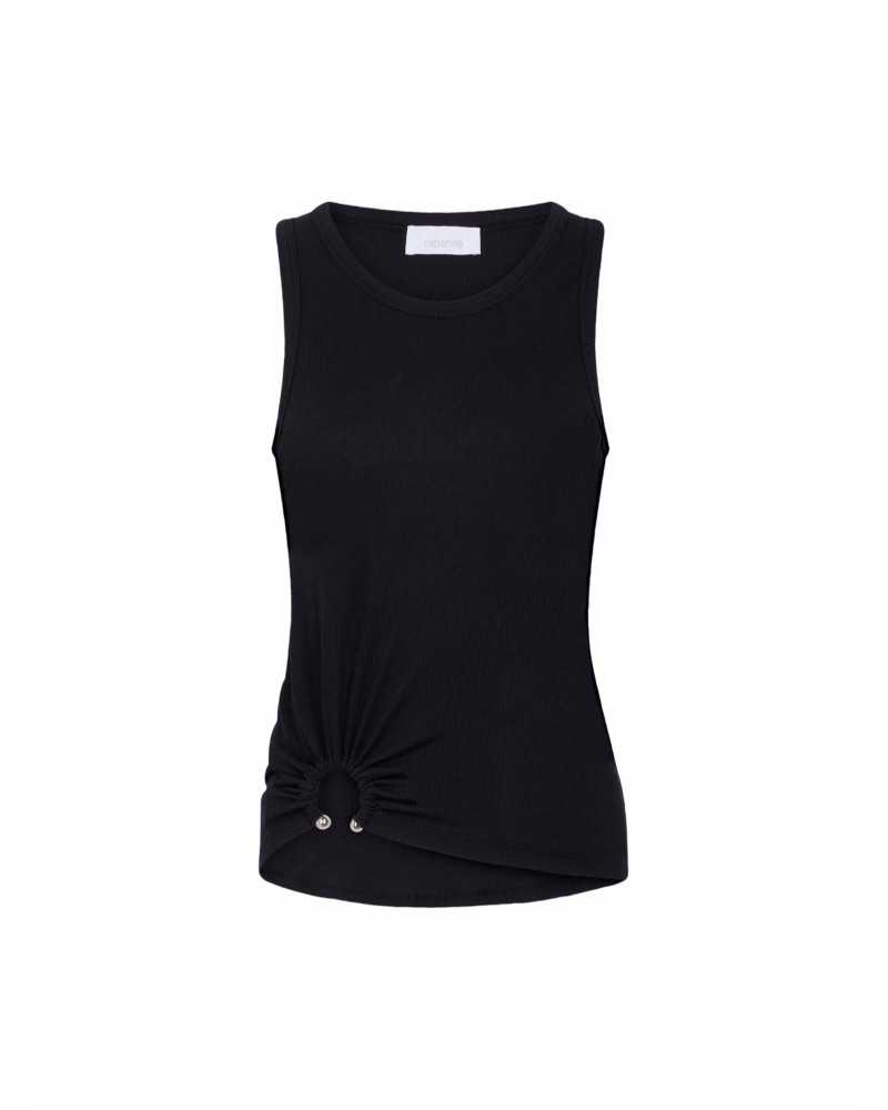 Debardeur Avec Piercing - Rabanne - Black