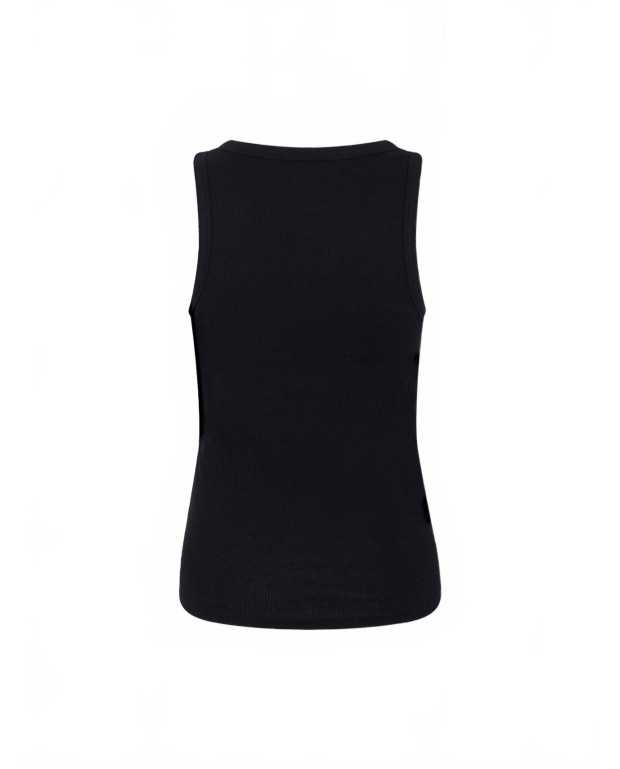 Tank Top With Piercing - Rabanne - Black Tank Top With Piercing - Rabanne - Black