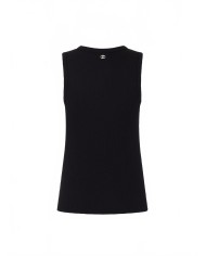 Debardeur Noir Et Detail Argent - Rabanne - Black