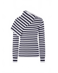 Pull En Laine - Rabanne - White / Navy Pull En Laine - Rabanne - White / Navy