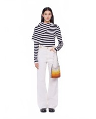 Pull En Laine - Rabanne - White / Navy Pull En Laine - Rabanne - White / Navy