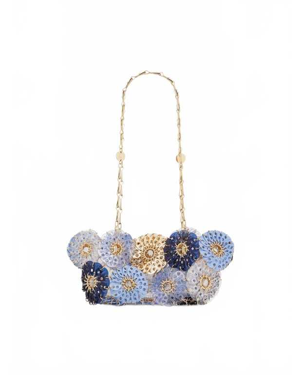 Flower 1969 Bag - Rabanne - Blue / Gold