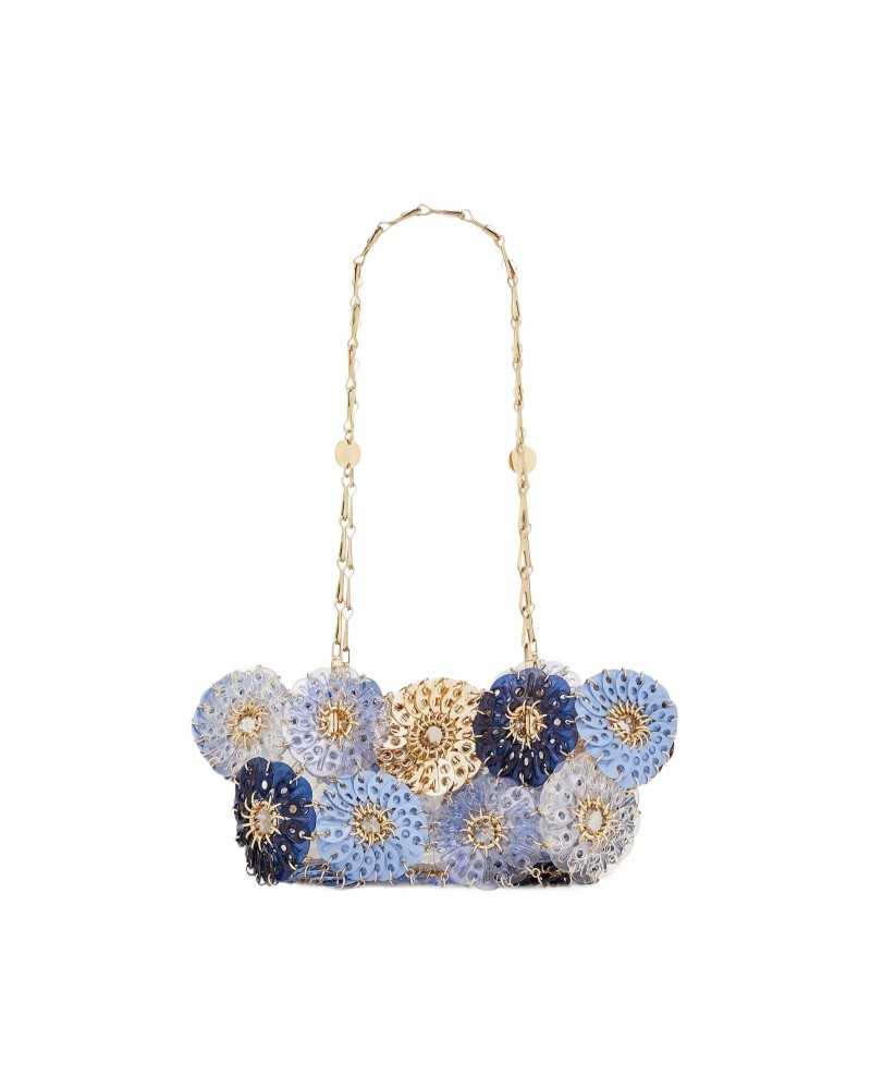 Flower 1969 Bag - Rabanne - Blue / Gold Flower 1969 Bag - Rabanne - Blue / Gold