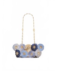 Flower 1969 Bag - Rabanne - Blue / Gold Flower 1969 Bag - Rabanne - Blue / Gold