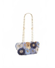 Flower 1969 Bag - Rabanne - Blue / Gold Flower 1969 Bag - Rabanne - Blue / Gold