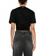 Tee Shirt With Piercing - Rabanne - Black Tee Shirt With Piercing - Rabanne - Black