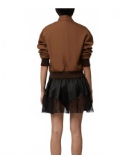 Blouson Ottoman A Echarpe - Nina Ricci