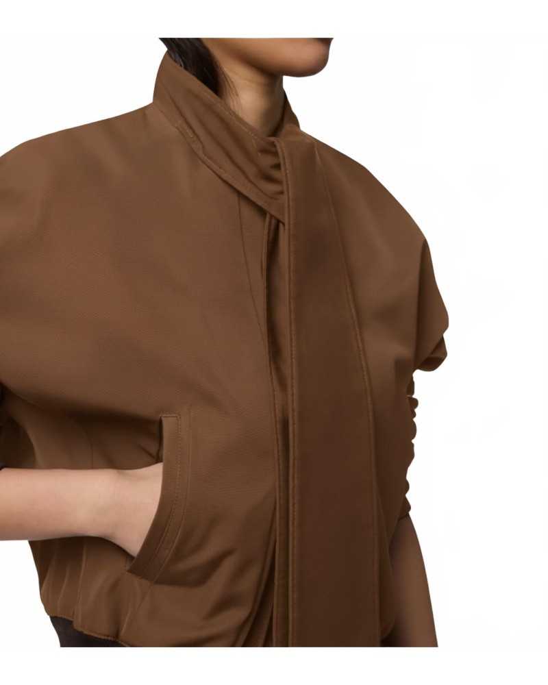 Blouson Ottoman A Echarpe - Nina Ricci