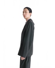Double-Breasted Tailored Jacket - Lemaire - Coal