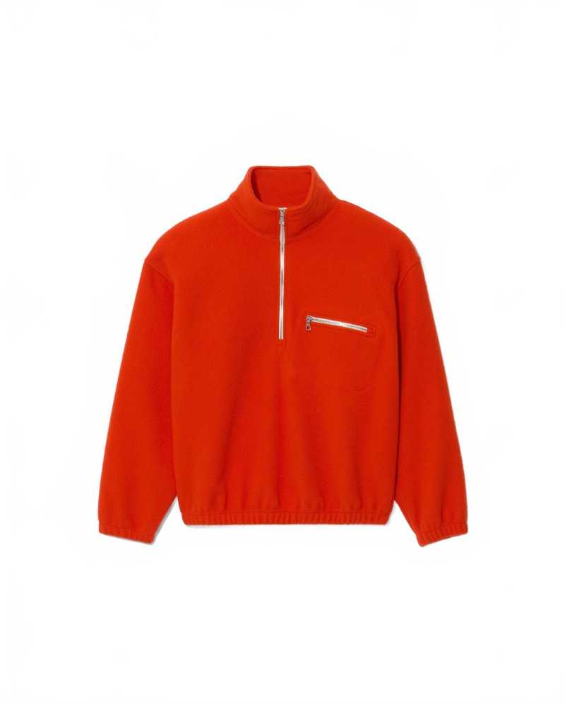 Natural Polar Fleece - Rier - Orange