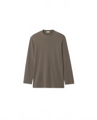 T-shirt Roundneck Long Sleeves - Rier - Camoscio Cotton T-shirt Roundneck Long Sleeves - Rier - Camoscio Cotton