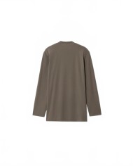 T-shirt Roundneck Long Sleeves - Rier - Camoscio Cotton T-shirt Roundneck Long Sleeves - Rier - Camoscio Cotton