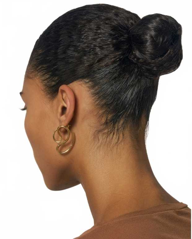 P Continua Earrings Large - Panconesi - Gold