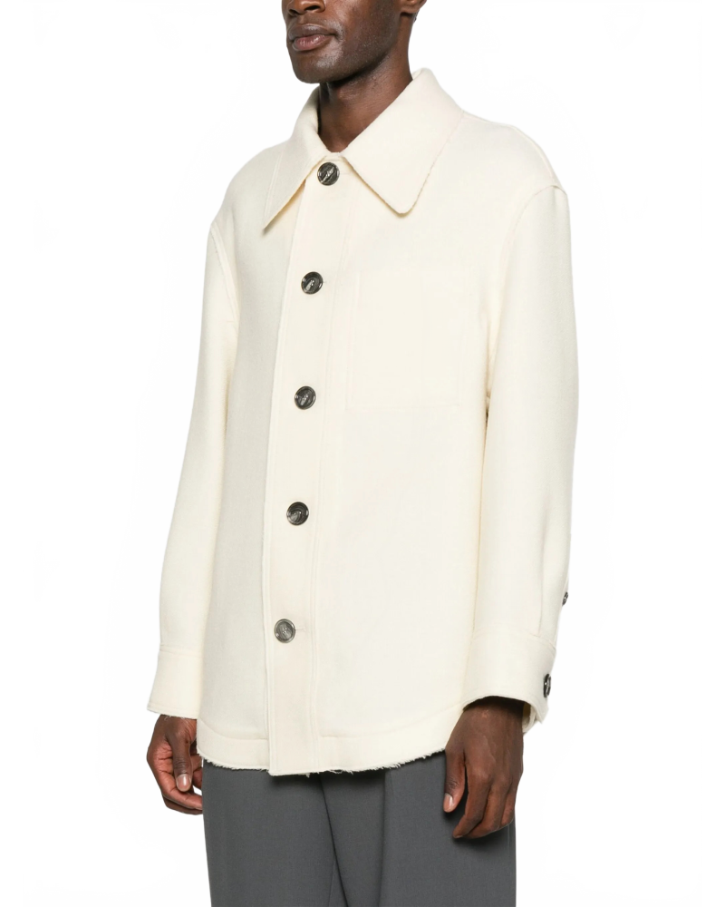 Button-down jacket - Ami - Ivoire Button-down jacket - Ami - Ivoire