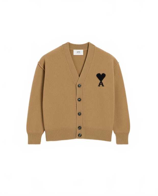 Cardigan Ami De Coeur - Ami - Brown / Black