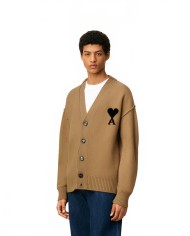 Cardigan Ami De Coeur - Ami - Marron / Noir