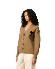 Cardigan Ami De Coeur - Ami - Brown / Black