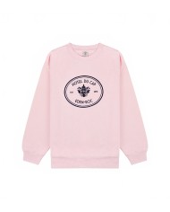 Eden Crest Embroidered Crewneck - Sporty And Rich - Pink Dolphin Eden Crest Embroidered Crewneck - Sporty And Rich - Pink Dolphin
