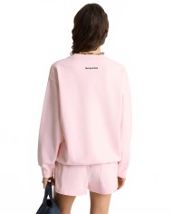 Eden Crest Embroidered Crewneck - Sporty And Rich - Pink Dolphin Eden Crest Embroidered Crewneck - Sporty And Rich - Pink Dolphin