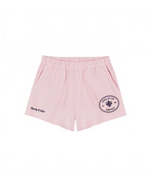 Eden Crest Embroidered Disco Short - Sporty And Rich - Pink Dolphin