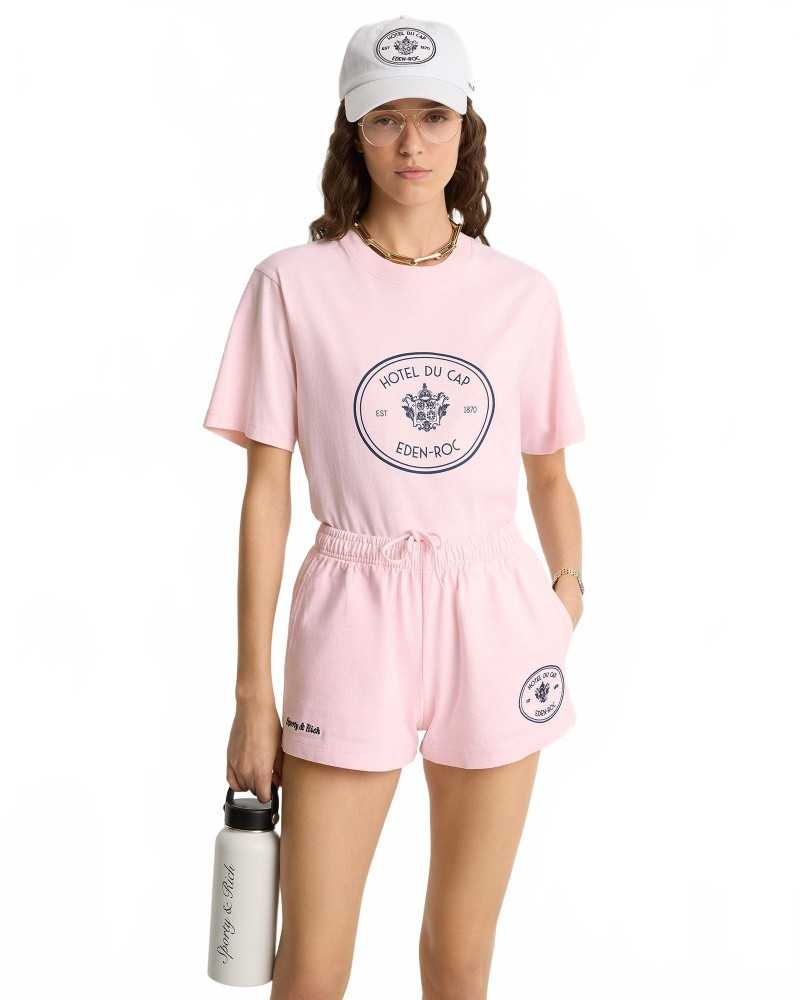 Eden Crest T-shirt - Sporty And Rich - Pink Dolphin