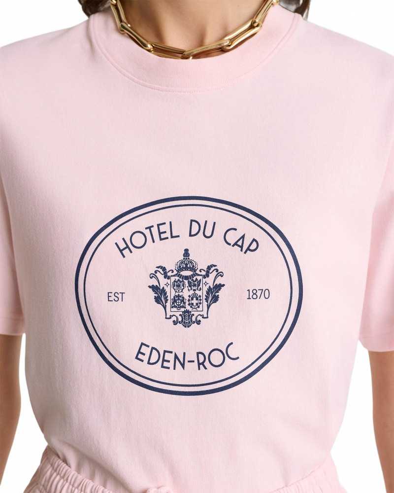 Eden Crest T-shirt - Sporty And Rich - Pink Dolphin