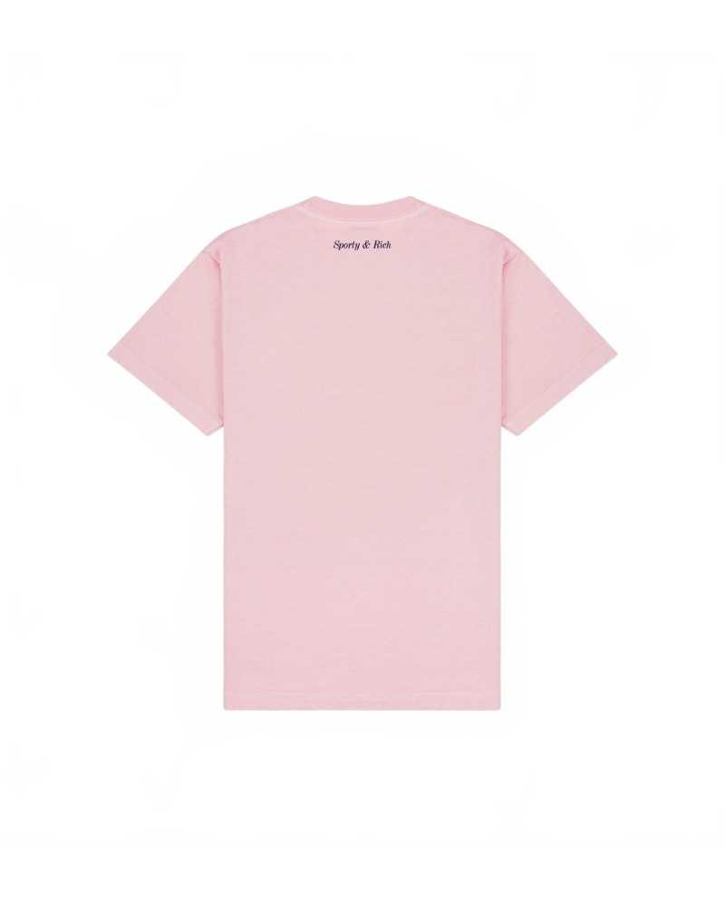 Eden Crest T-shirt - Sporty And Rich - Pink Dolphin