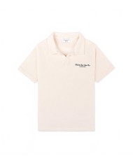 Eden Script Terry Polo - Sporty And Rich - Cream Eden Script Terry Polo - Sporty And Rich - Cream
