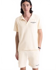 Eden Script Terry Polo - Sporty And Rich - Cream Eden Script Terry Polo - Sporty And Rich - Cream