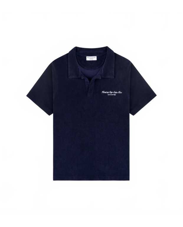 Eden Script Terry Polo - Sporty And Rich - Dark Navy