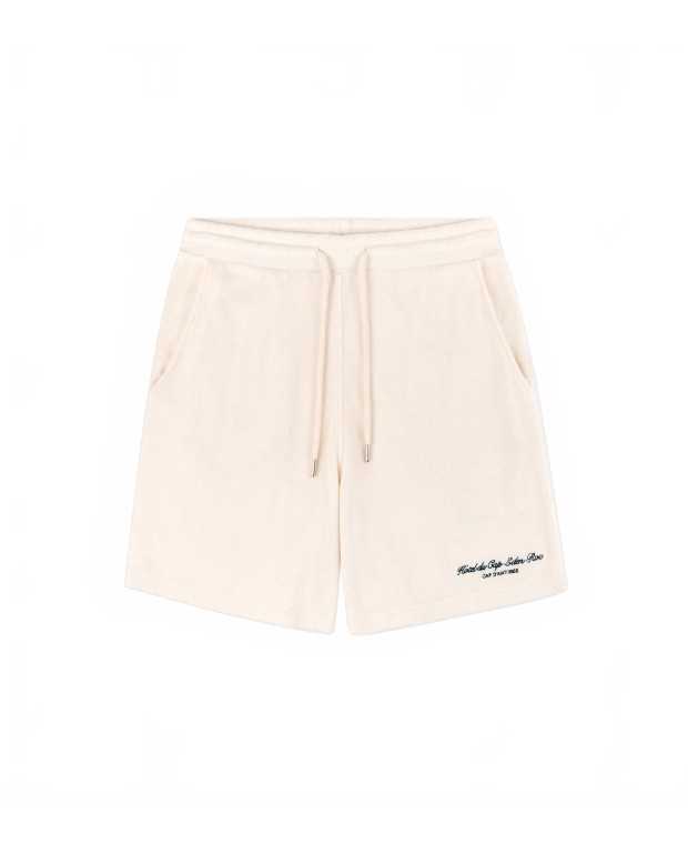 Eden Script Unisex Terry Short - Sporty And Rich - Cream
